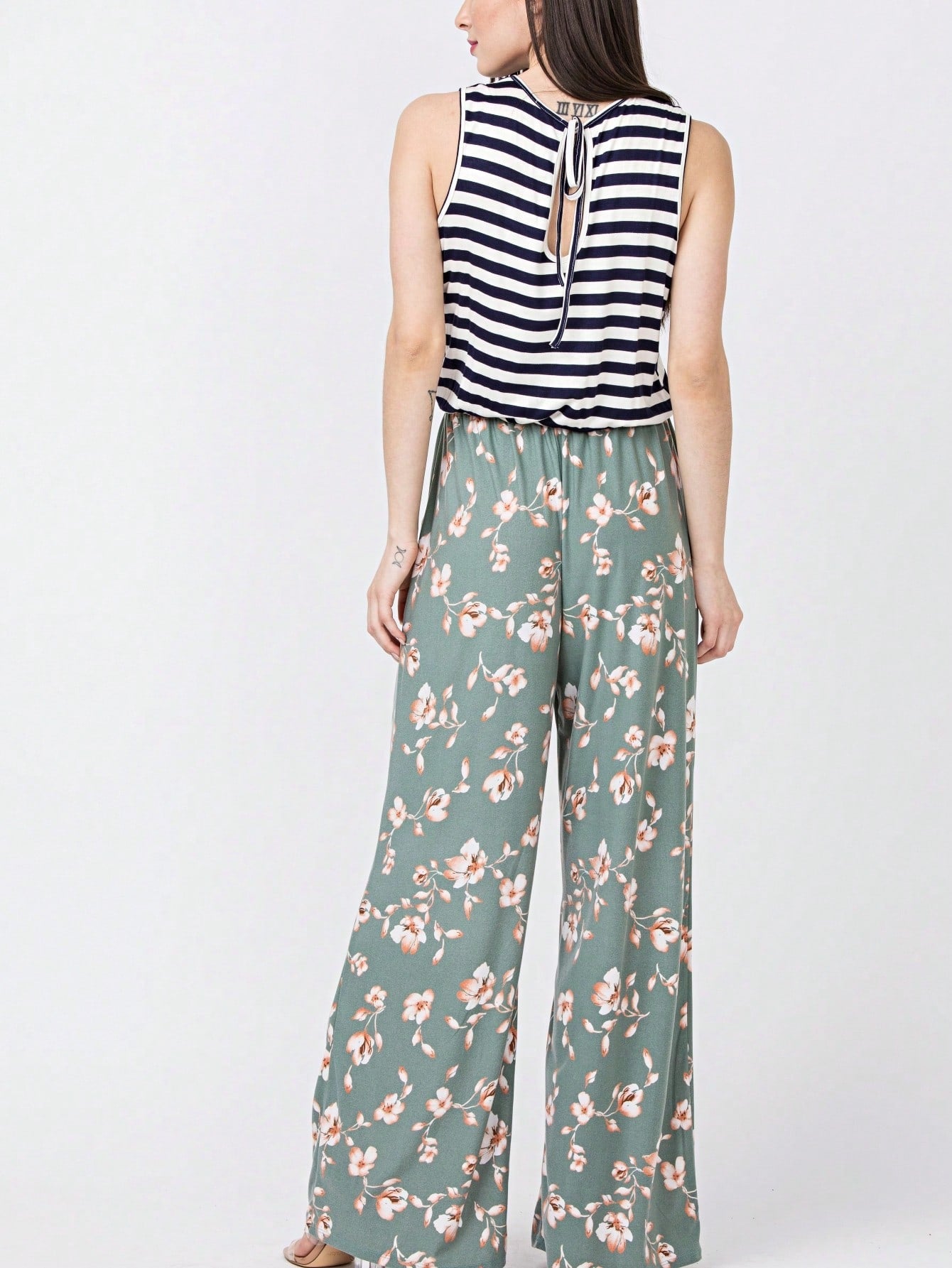 Boho Drawstring Black Charcoal Navy Y2K Romper Jumpsuit