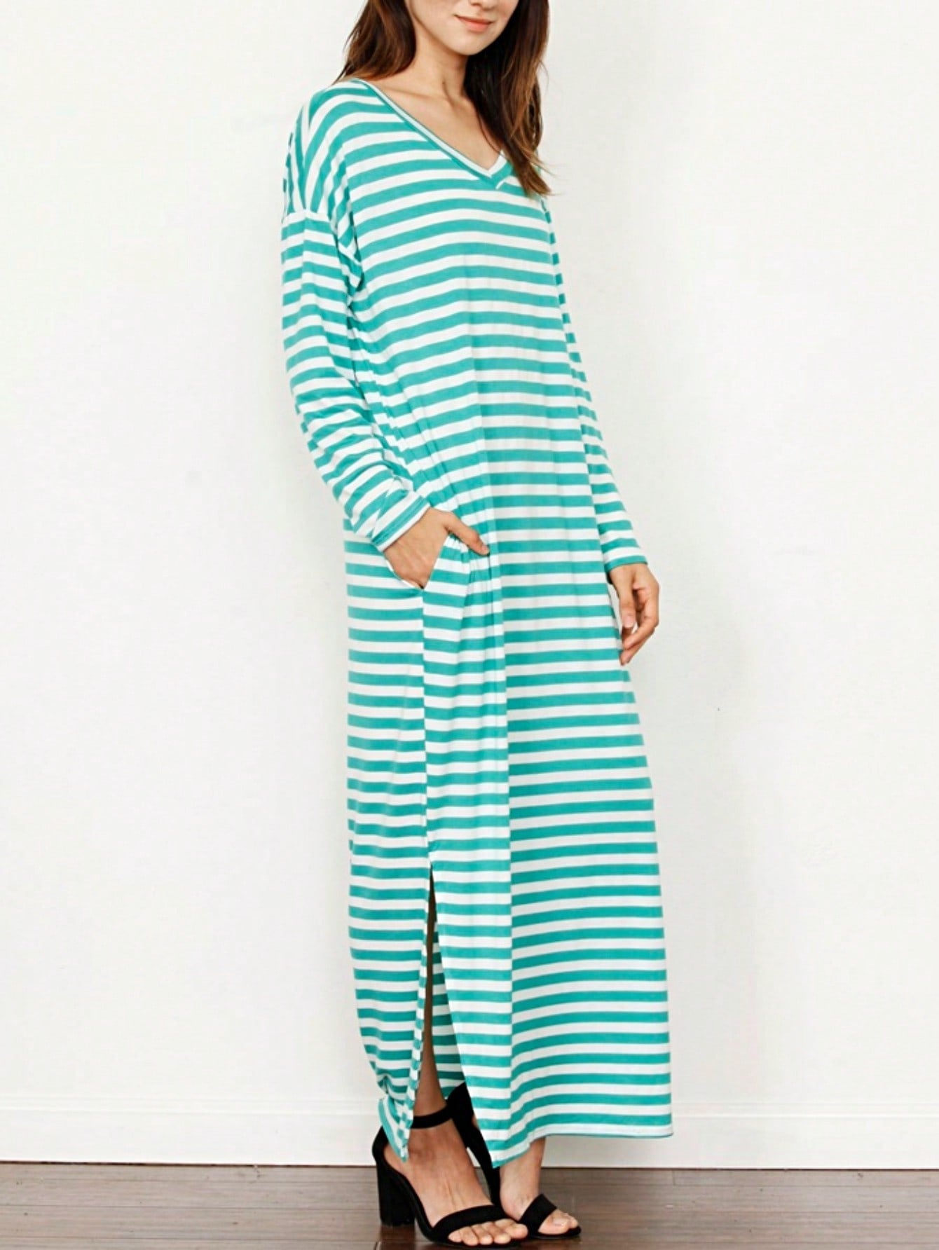 Boho Vacation Retro Solid Diagonal Tiered Midi Dress Balloon Bubble Sleeve  Bridesmaids Pink Red Sage Black Green Beige Olive