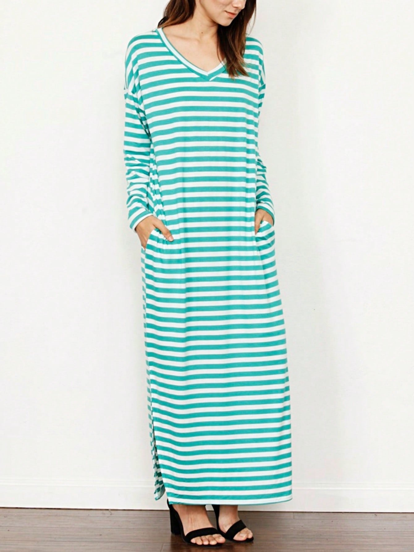 Boho Vacation Retro Solid Diagonal Tiered Midi Dress Balloon Bubble Sleeve  Bridesmaids Pink Red Sage Black Green Beige Olive