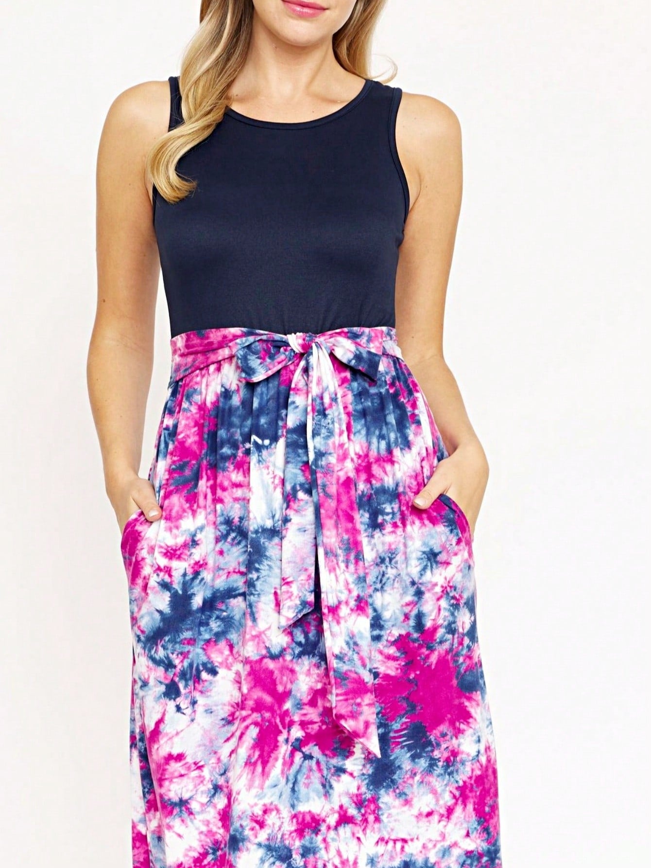 Elegant Floral Maxi Dress With Plunging Neckline Short Sleeve Surplice Sash Versatile Summer Dress For Women