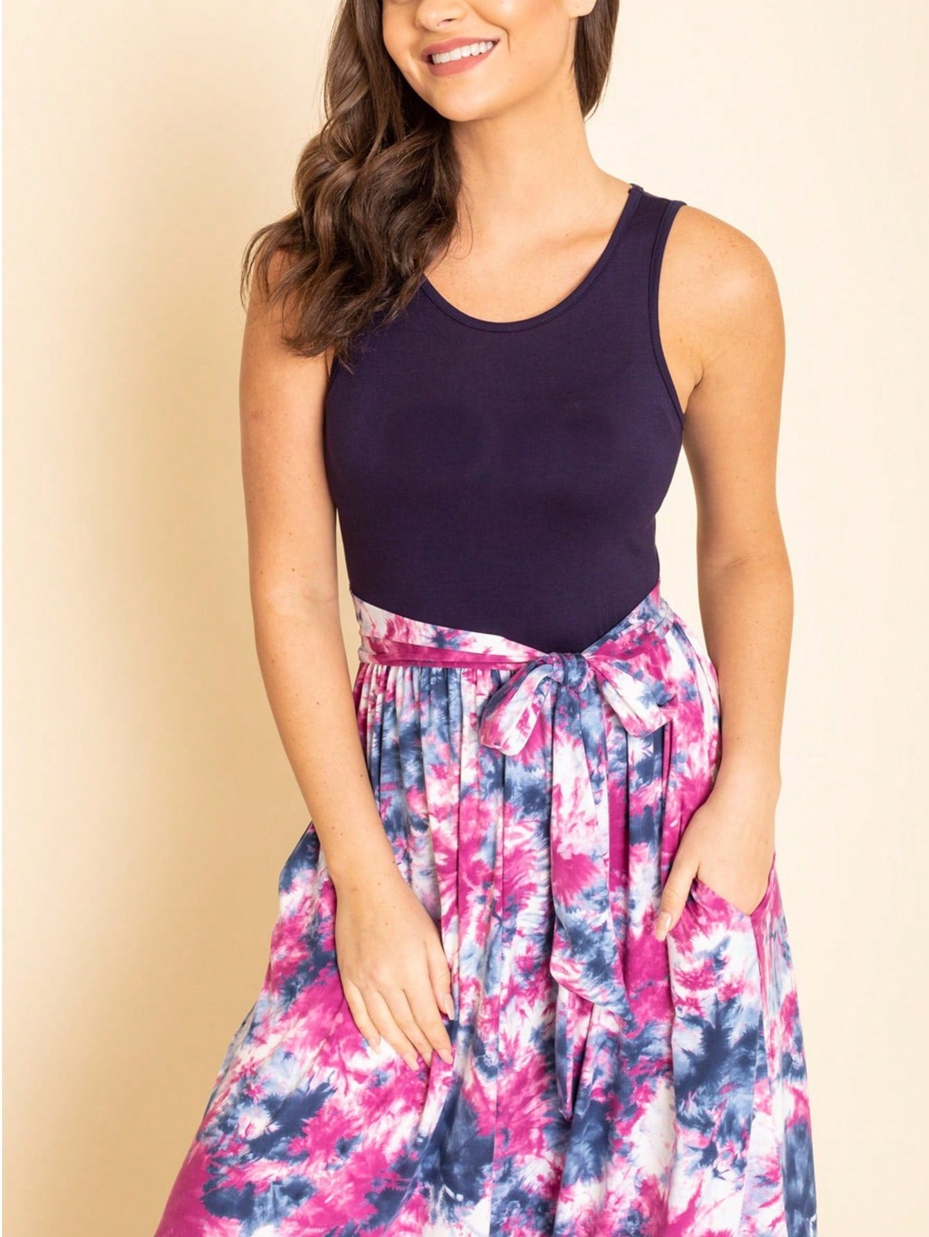 Elegant Floral Maxi Dress With Plunging Neckline Short Sleeve Surplice Sash Versatile Summer Dress For Women