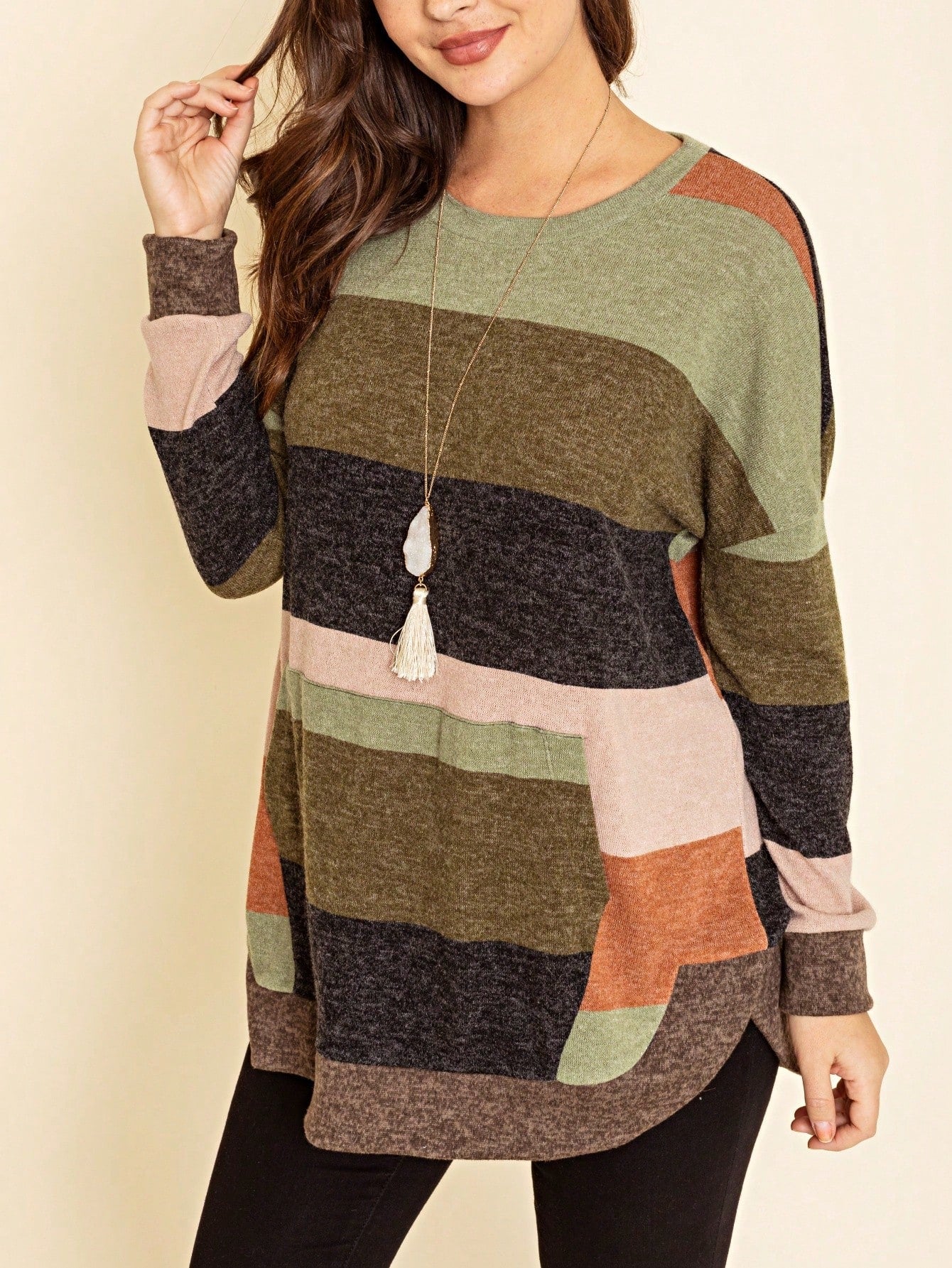 Boho Retro 90's Vintage Preppy Aline Baby Doll Checkered Cotton Top Blouse Cozy Plaid Fall Winter Tunic
