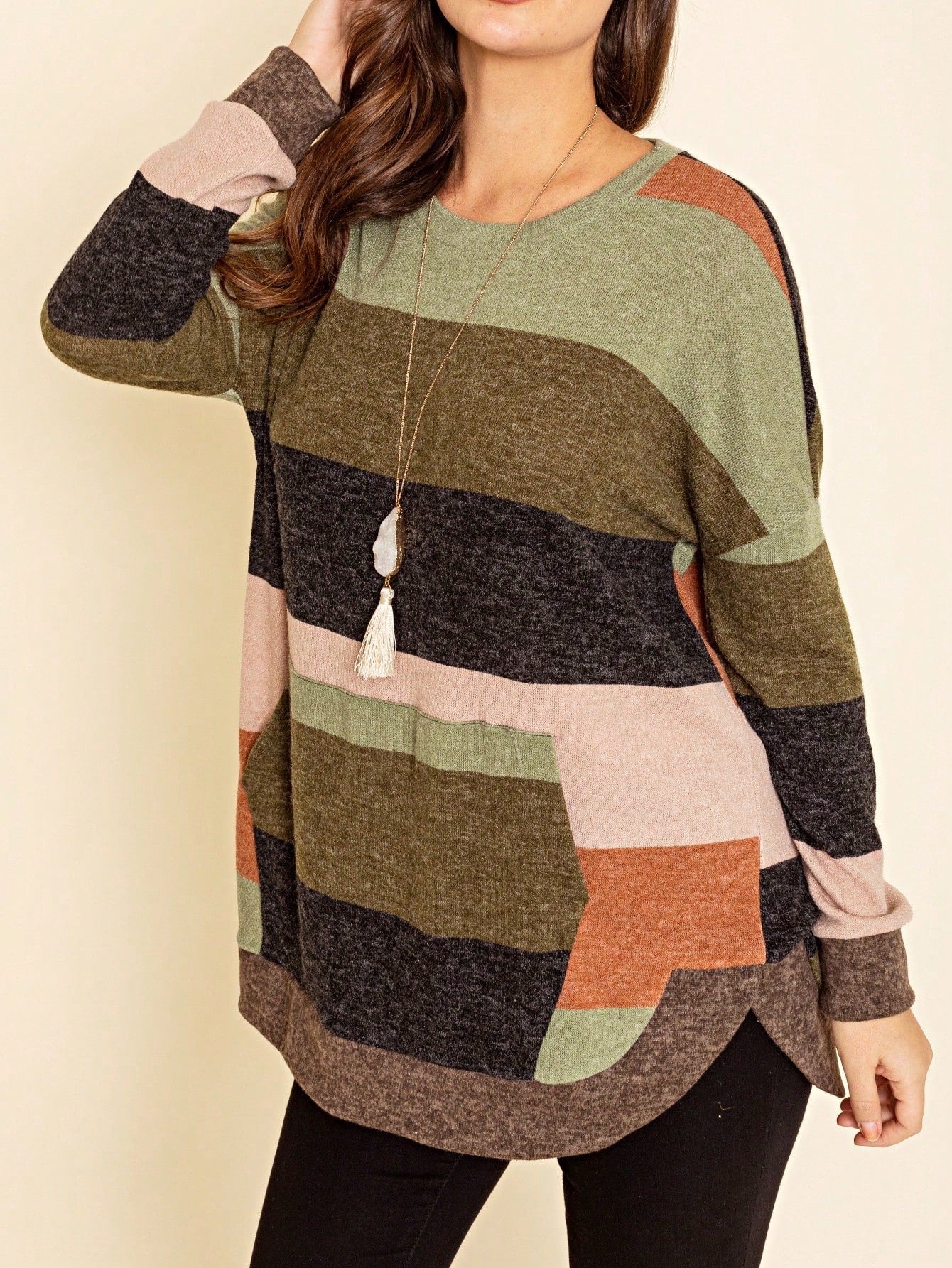 Boho Retro 90's Vintage Preppy Aline Baby Doll Checkered Cotton Top Blouse Cozy Plaid Fall Winter Tunic