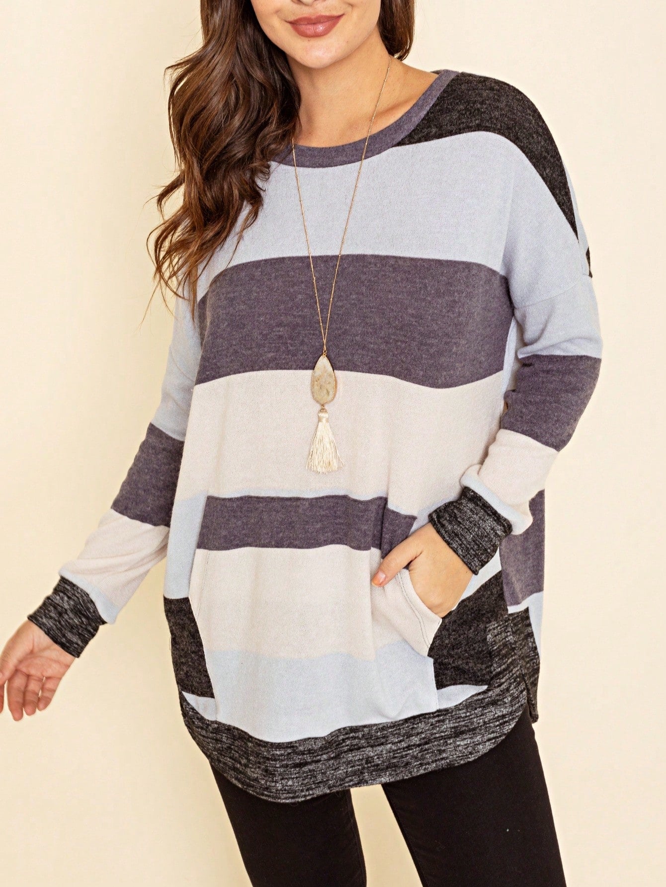 Boho Retro 90's Vintage Preppy Aline Baby Doll Checkered Cotton Top Blouse Cozy Plaid Fall Winter Tunic