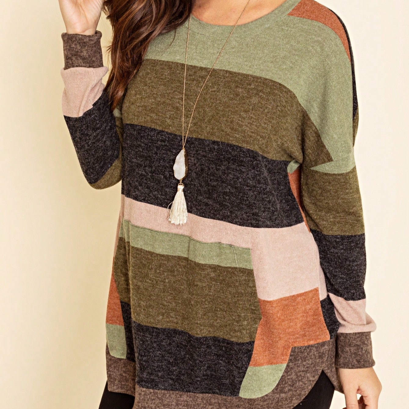 Boho Retro 90's Vintage Preppy Aline Baby Doll Checkered Cotton Top Blouse Cozy Plaid Fall Winter Tunic
