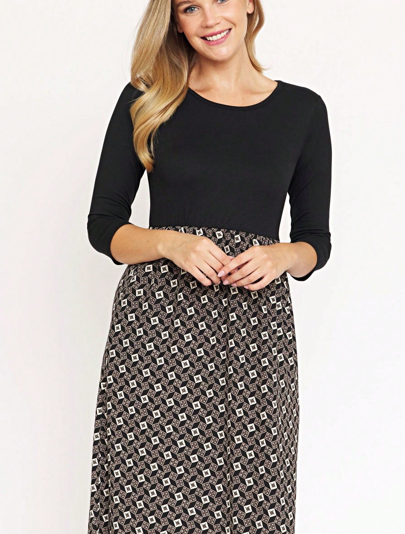 Tiered Tropical Short Sleeve Leaves Floral  Maxi Long Woven Dress