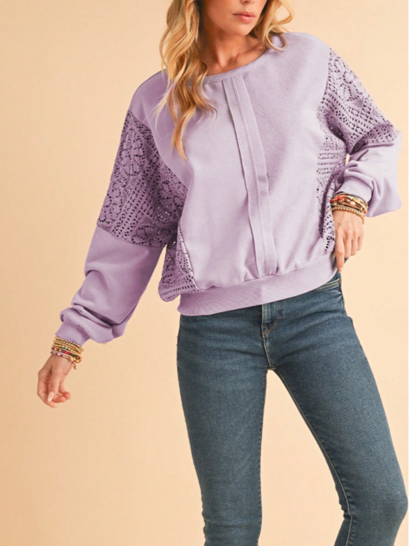 Boho Retro 60's Cotton Mix  Drop Shoulder Mineral Acid Washed Oversized Side Slit Dolman Shirt Top  Sweatshirt Pullover