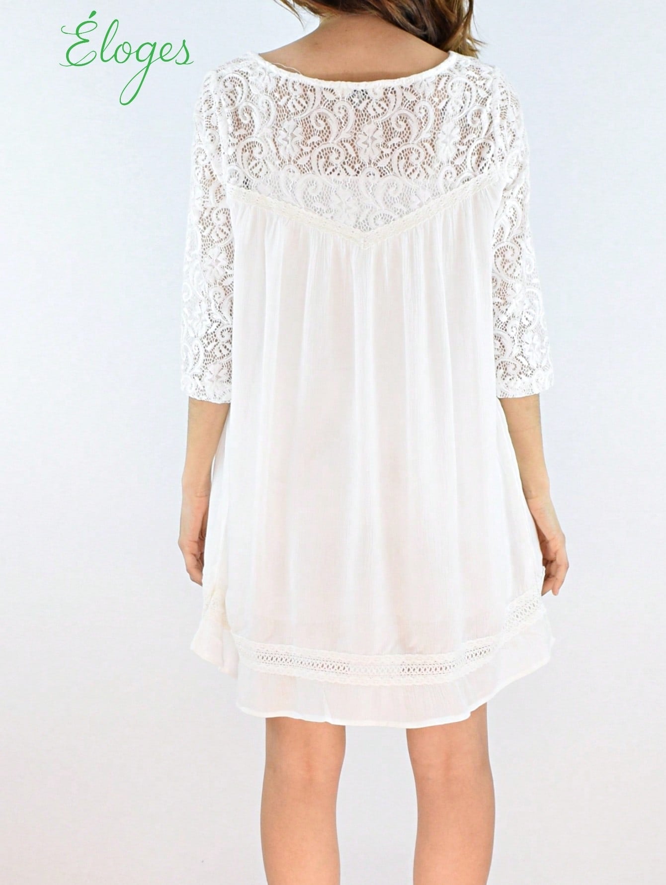 Solid Frilled Seam Round Neck T Shirt Elegant Classic  Shirred Ruffle Puff Versatile  Mini Dress For Women