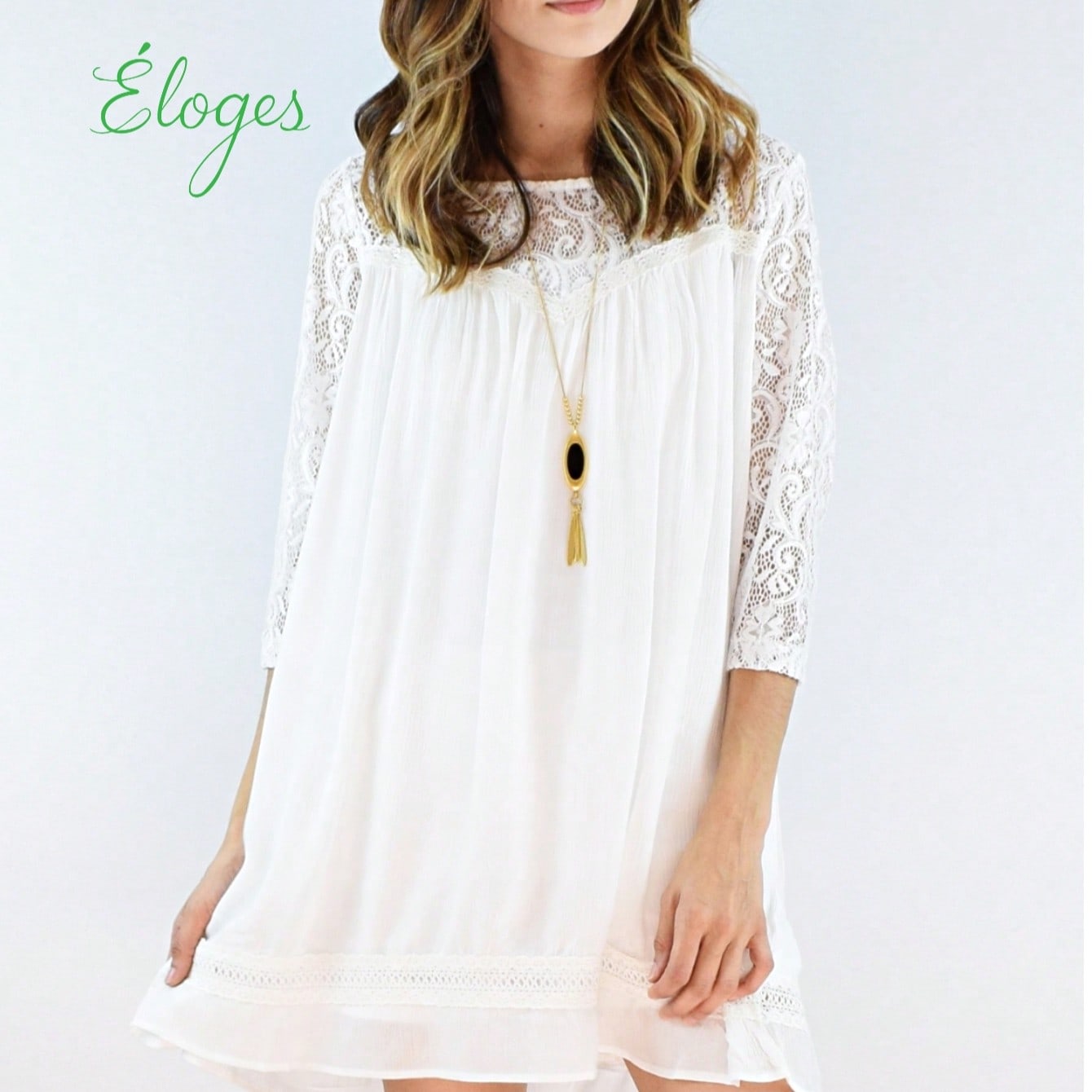 Solid Frilled Seam Round Neck T Shirt Elegant Classic  Shirred Ruffle Puff Versatile  Mini Dress For Women
