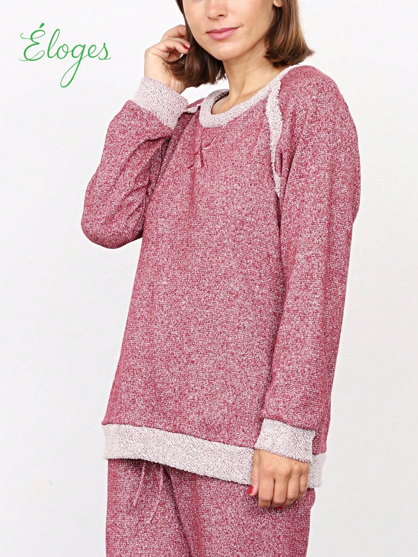 Boho Retro 90's Vintage  Preppy V Stitch  Acid Mineral Wash Tie Dye Stripe Print Raglan Sleeve Tunic Top Pullover Sweatshirt