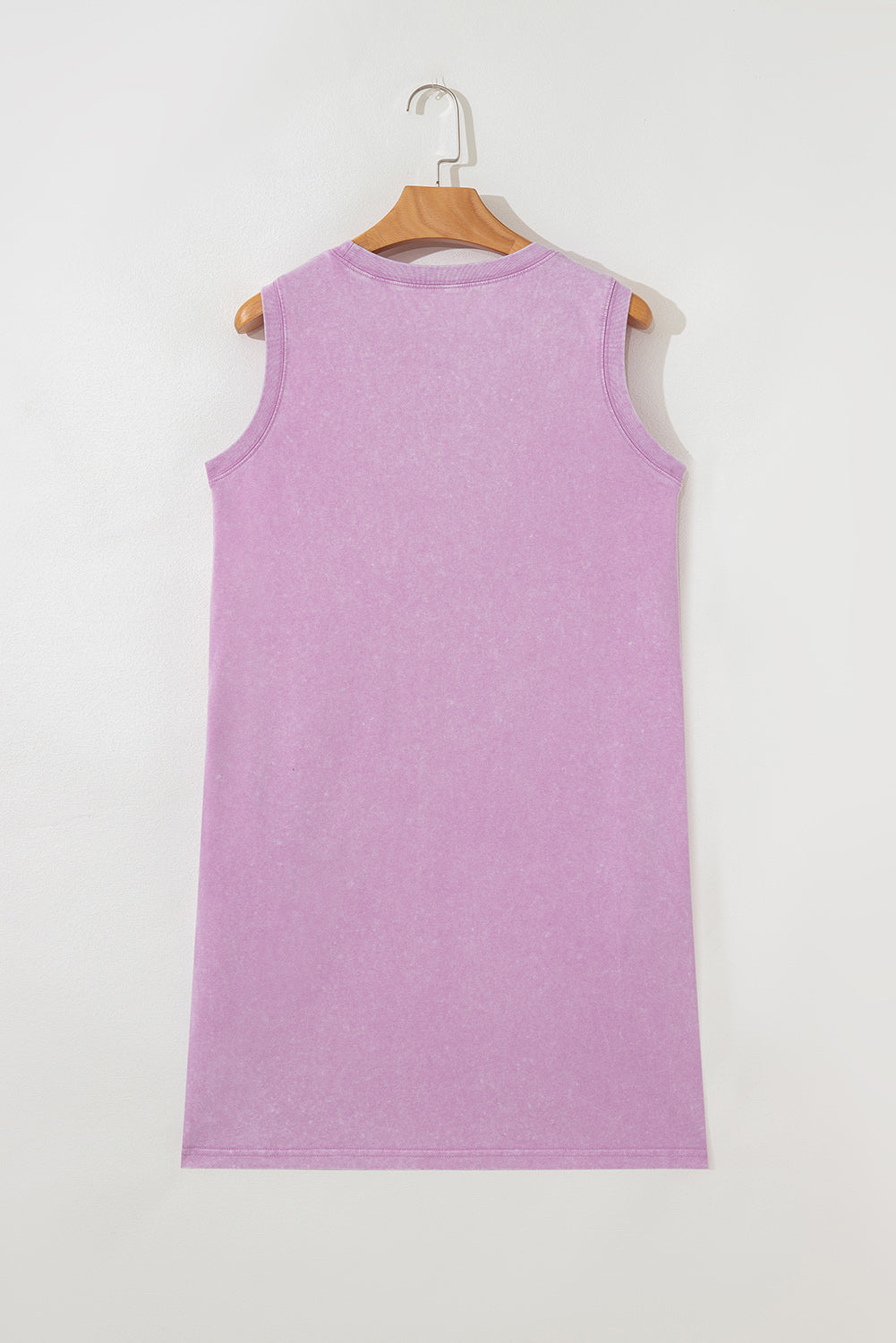 Beau Blue Mineral Wash Pocket Tank Mini Dress
